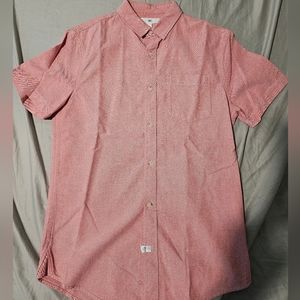 Bp. Brand Pink Dry Linen Small Button Up Shirt